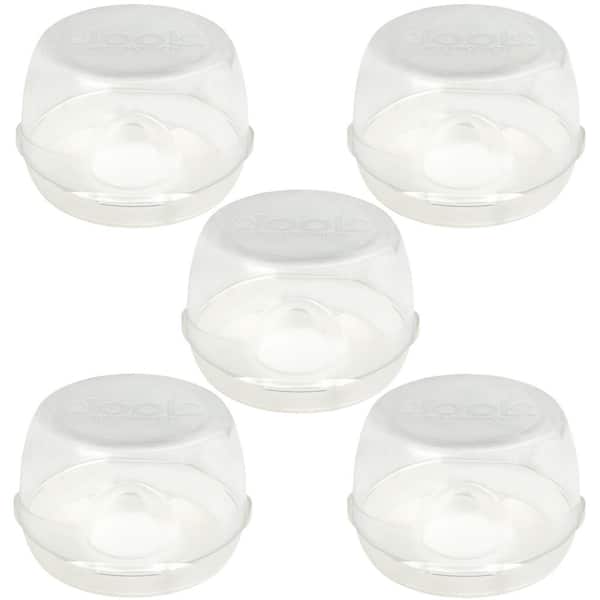 Jool Clear Stove Knob Covers Child Safety Guards Large Universal Design 5pk New 