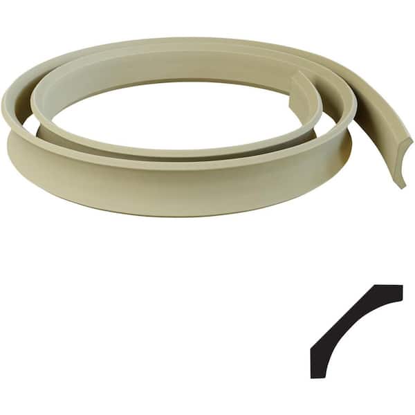 Ekena Millwork 9/16 in. x 144 in. x 4 5/8 in. Resin Crown Flexible Moulding