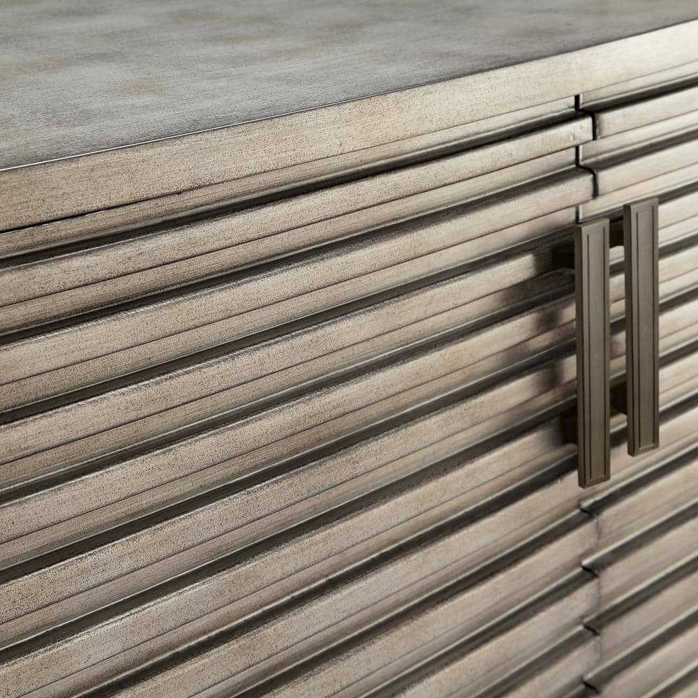 West Ridge 36" Distressed Gray Wood Accent Chest