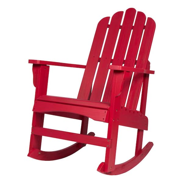 home depot red rocking chair