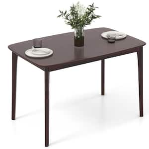 Cherry Wood 48 in. 4 Legs Dining Table Seats 4