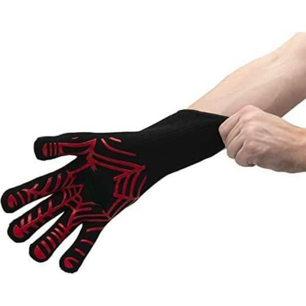 Cubilan Silicone Smoker Oven Gloves-Extreme Heat Resistant BBQ Gloves  B01LYALUB3 - The Home Depot