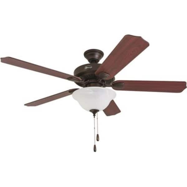 The Home Depot 52 in. Indoor Dual Mount Point Bonita Ceiling Fan Oil Rubbed Bronze