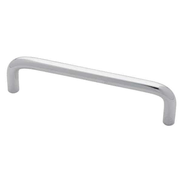 Liberty 4 in. (102mm) Center-to-Center Polished Chrome Wire Drawer Pull