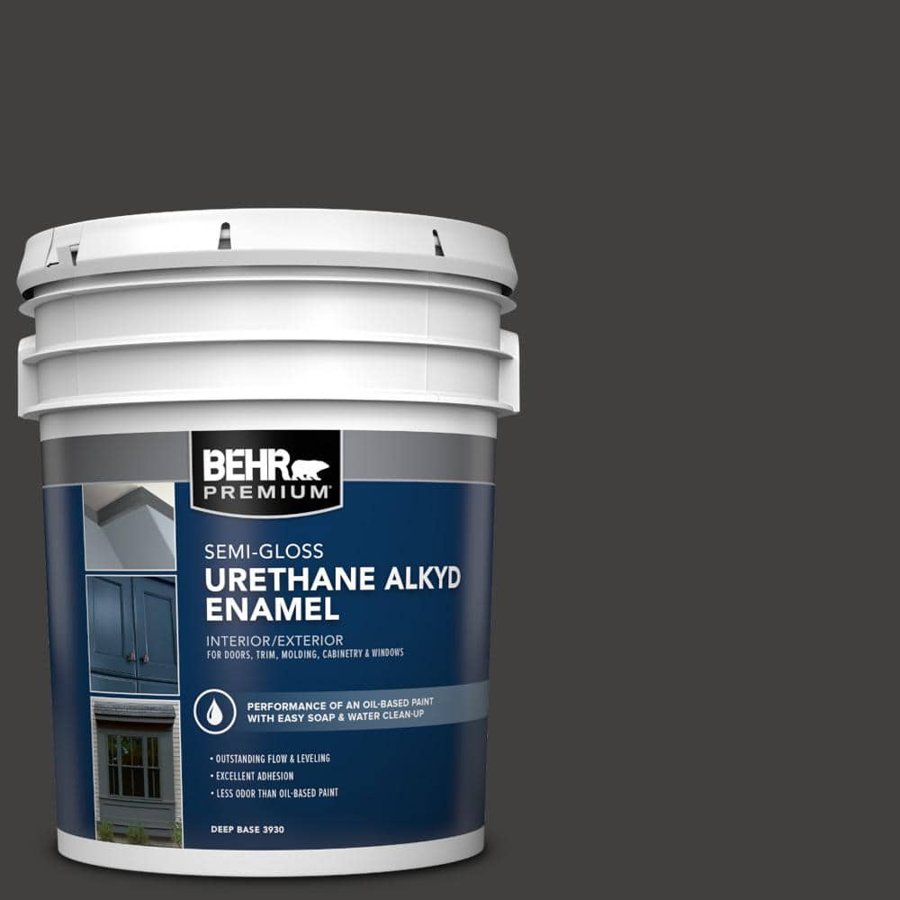 5 gal. #N510-7 Blackout Urethane Alkyd Semi-Gloss Enamel Interior/Exterior Paint price history on PriceWatchPro