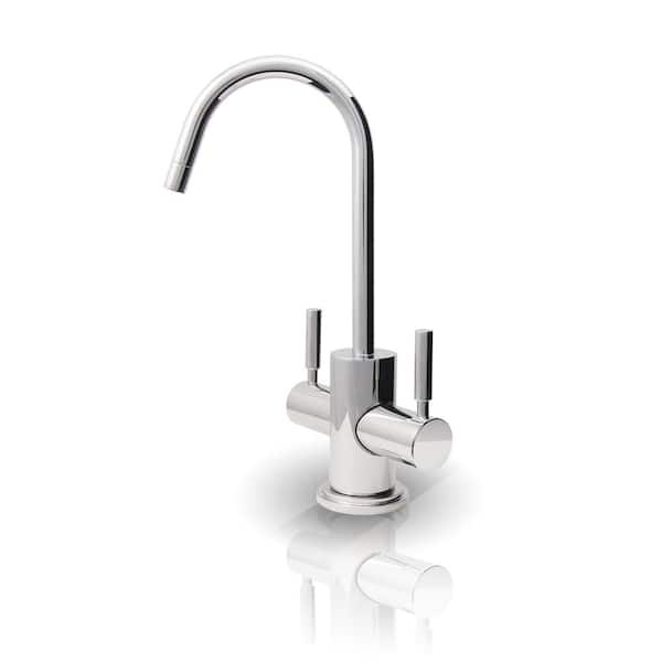 APEC Water Systems Westbrook 2-Handle Instant Hot and Cold Reverse Osmosis Drinking Water Dispenser Faucet in Chrome