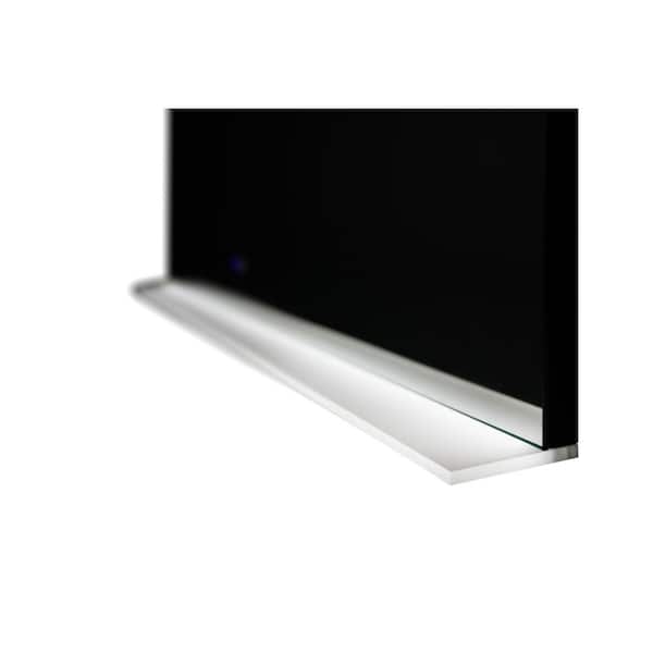 Unbranded 48 in. W x 32 in. H  Rectangular LED Framed Wall Bathroom Vanity Mirror with Temperature Adjustable and Shelf in White