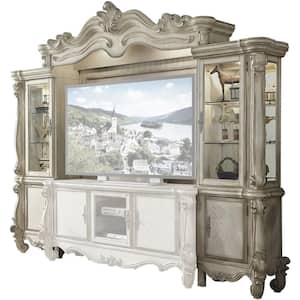 Versailles 21 in. Bone White Entertainment Center Fits TV's up to 72 in.