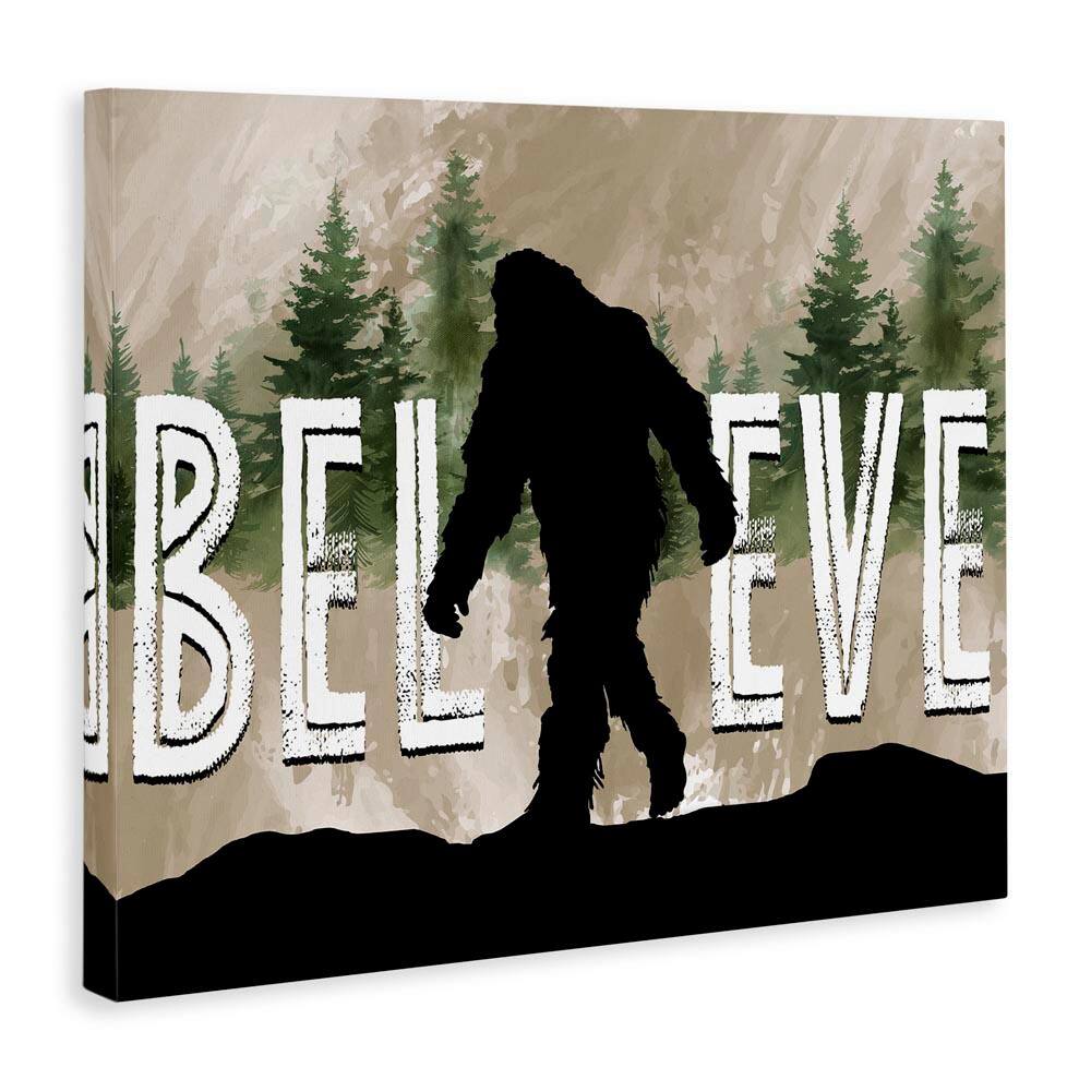 Believe Rustic Mythical Creature by Nicole DeCamp Unframed Typography Graphic Art Print 24 in. x 30 in. price history on PriceWatchPro