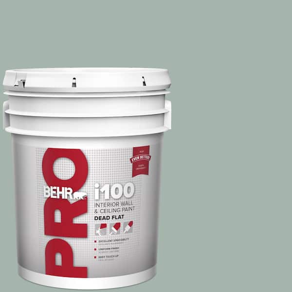 BEHR PRO 5 gal. #460E-3 Smokey Slate Dead Flat Interior Paint