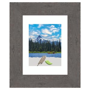 Rustic Plank Grey Picture Frame Opening Size 11 x 14 in. (Matted To 8 x 10 in.)