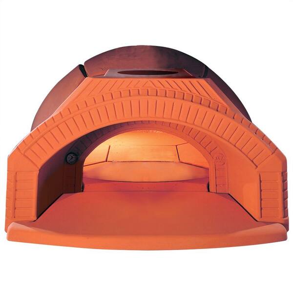 Alfa Pizza Personal 106 with Arch and Base - 10 Piece 40.5 in. Dia Outdoor Wood Burning Oven Refractory Built-In