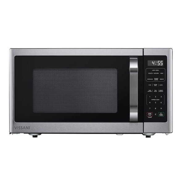 Vissani 1.6 cu. ft. Countertop with Sensor Cook Microwave in Stainless Steel
