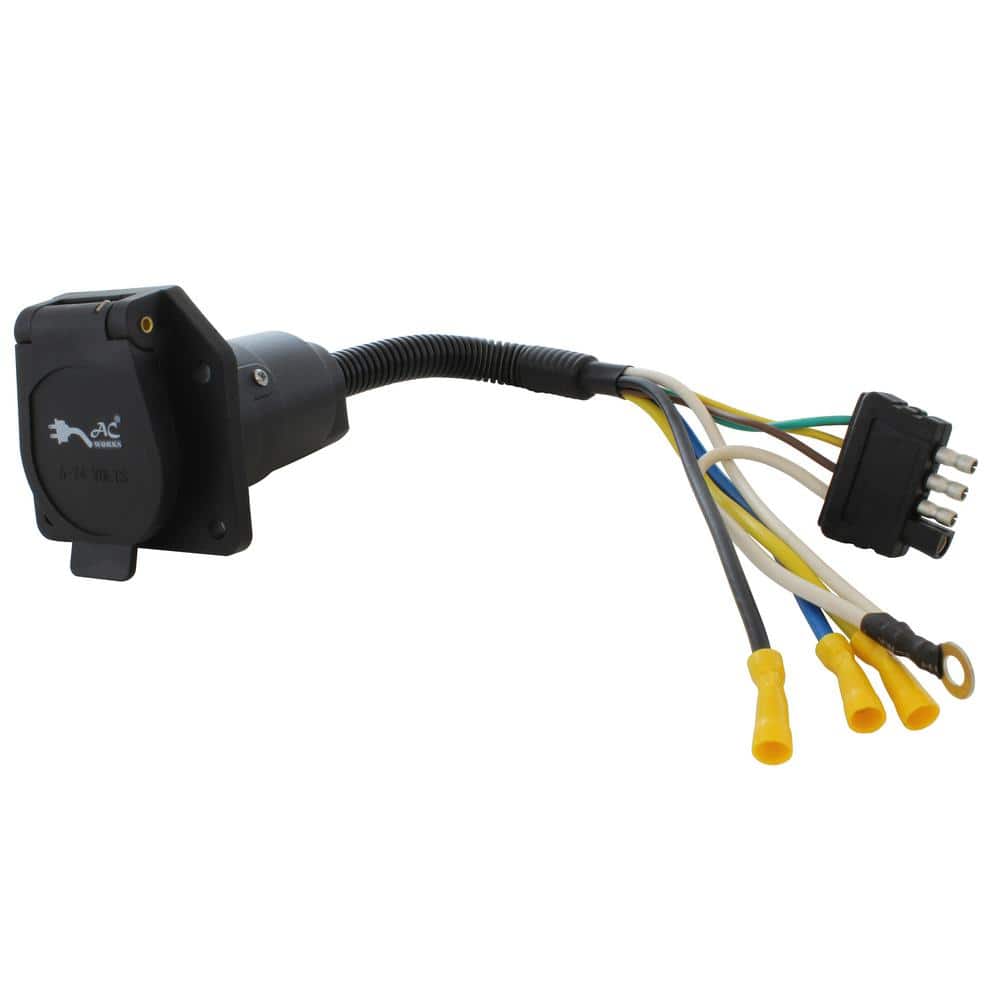 4-Way to 7-Way Trailer Socket Adapter price history on PriceWatchPro