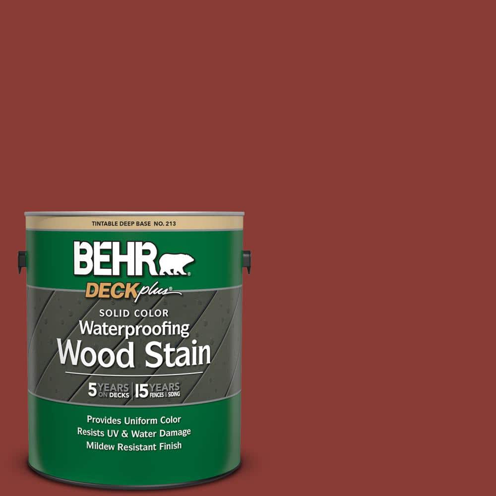 1 gal. #PPF-30 Deep Terra Cotta Solid Color Waterproofing Exterior Wood Sta