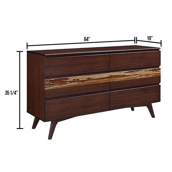 Greenington 5pc AZARA Bamboo California King Platform Bedroom Set - Sable with Exotic Tiger Greenington 5pc AZARA Bamboo California King Platform Bedroom Set - Sable with Exotic Tiger