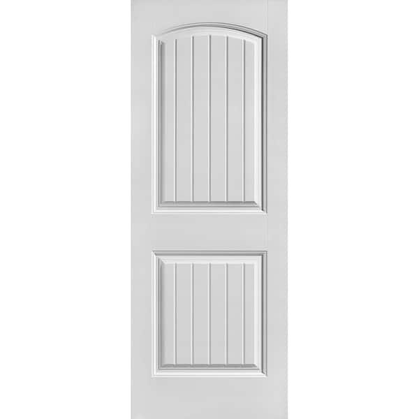 Masonite 30 in. x 80 in. Primed 2-Panel Cheyenne Hollow Core Composite Interior Door Slab