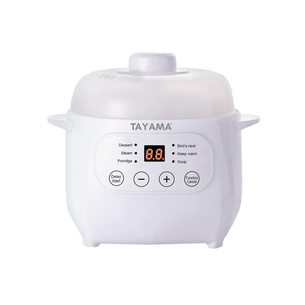 Tayama 10 qt. Stainless Steel Electric 8 in. 1-Multi-Cooker with Ceramic  Pot TSP-1000 - The Home Depot