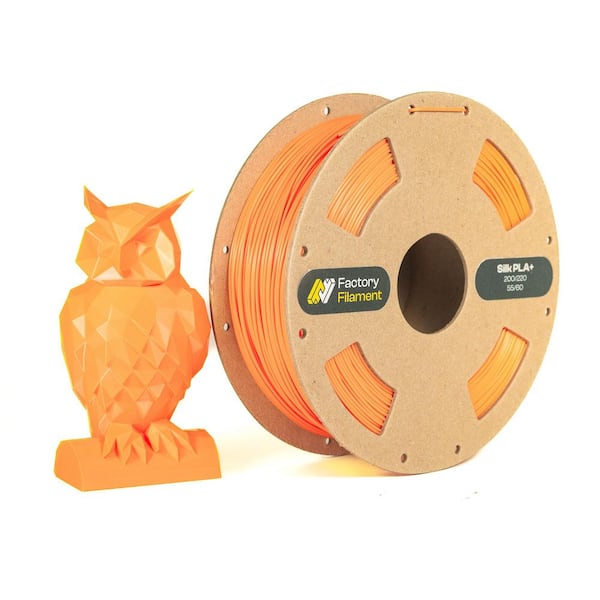 1. 75mm Peach Silk PLA 3D Printer Filament, 1 KG Spool, Dimensional Accuracy +/-0.02 mm