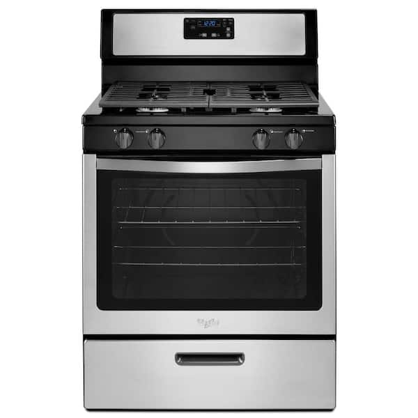 Whirlpool 5.1 cu. ft. Gas Range with Under-Oven Broiler in Stainless Steel