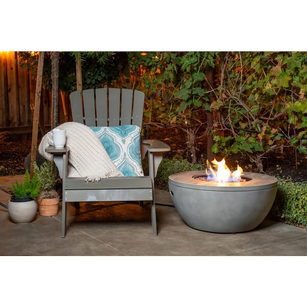 Bond Stone Canyon 28 In Round Gas Fire, Propane Gas Fire Pit Ideas