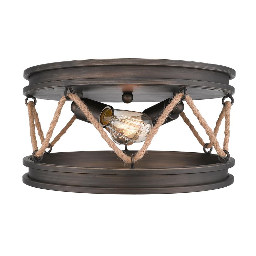 Chatham 2-Light Gunmetal Bronze Flush Mount price history on PriceWatchPro