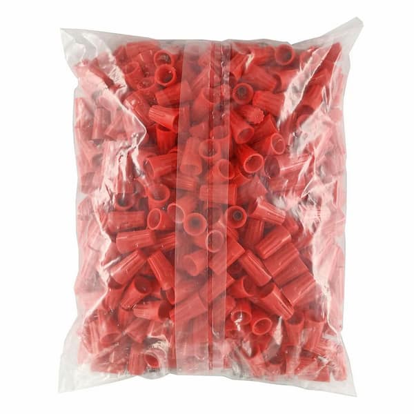 Lukyamzn 500PCS Electrical Wire End Connector Ribbed Caps, Large