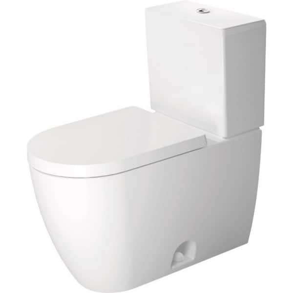 Duravit ME by Starck 2-piece 1.32/0.92 GPF Dual Flush Elongated Toilet in White, Seat Not Included