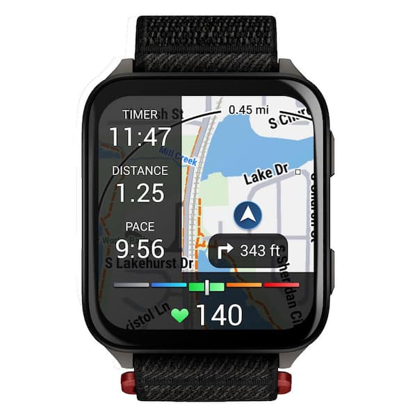 Garmin Venu X1 Fitness GPS Smartwatch in Slate/Black, 1.6 in. x