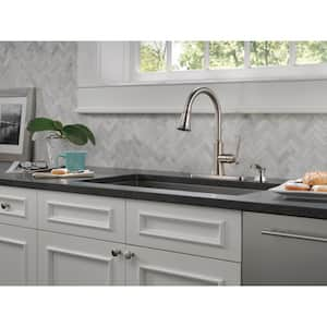 Lakeview Single-Handle Pull-Down Sprayer Kitchen Faucet with Soap Dispenser in Stainless