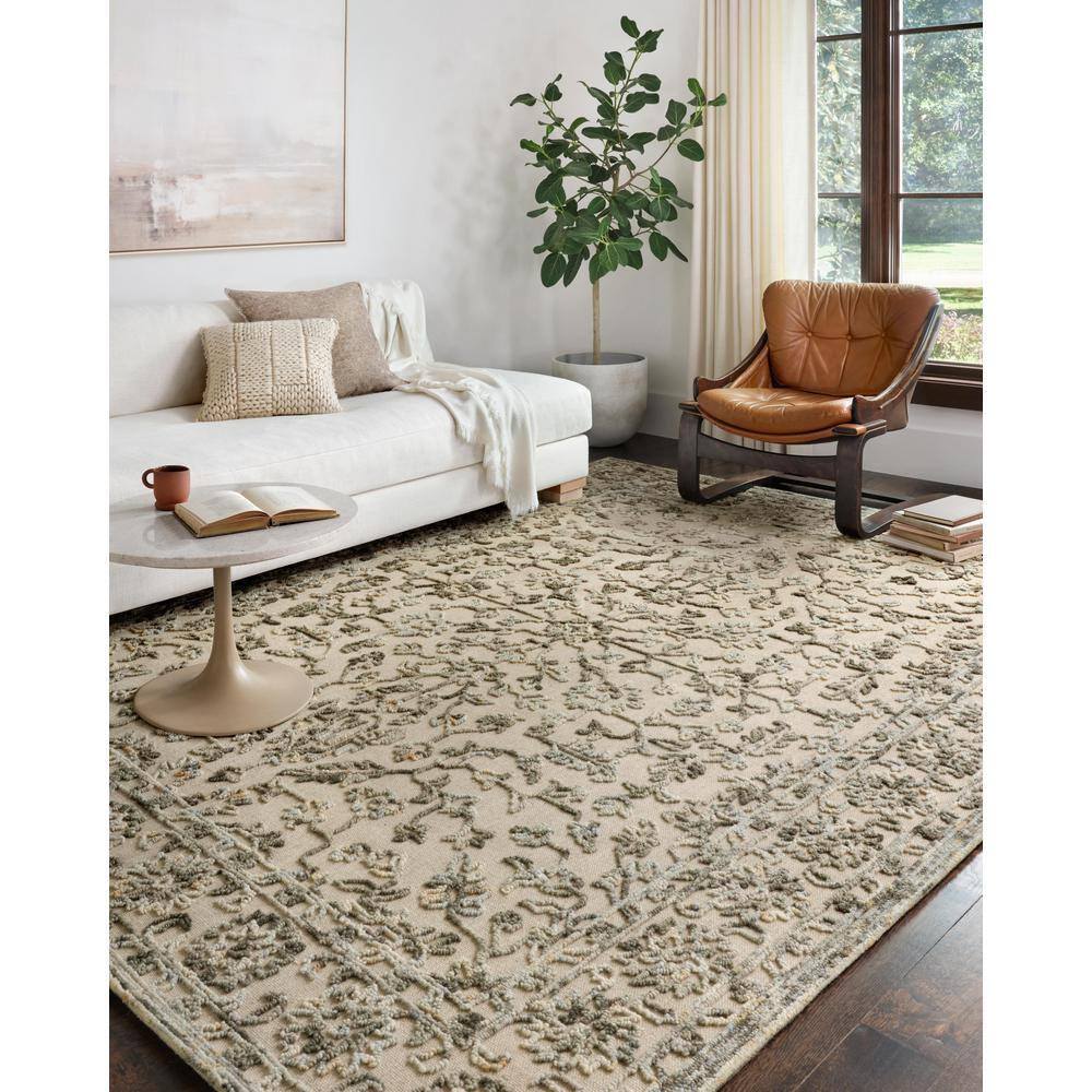 Handmade Easy Care Gray Wool Flat Woven Area Rug, 42" x 66"