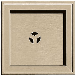 7.75 in. x 7.75 in. #013 Light Almond Recessed Square Universal Mounting Block