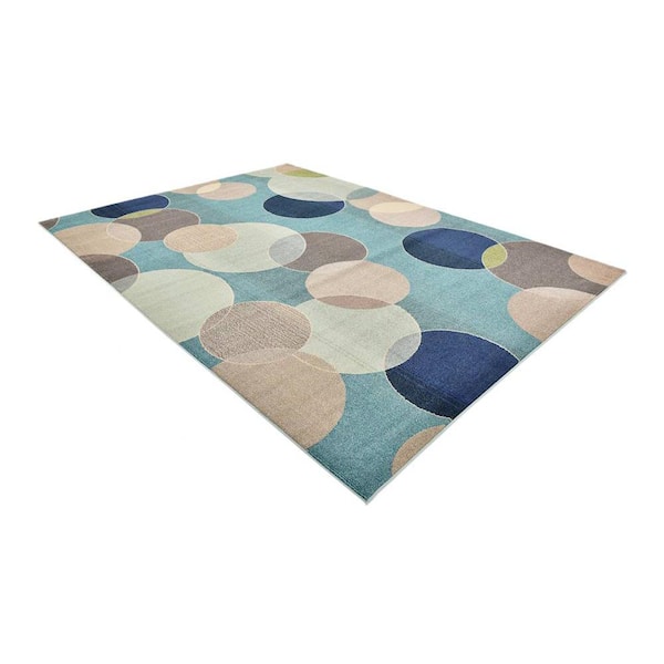 Chromatic Seaside Blue 9' 0 x 12' 0 Area Rug