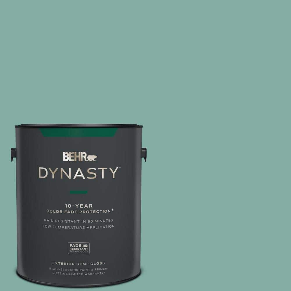 1 gal. #M440-4 Summer Dragonfly Semi-Gloss Enamel Exterior Stain-Blocking Paint & Primer -  BEHR DYNASTY, ZZ249132