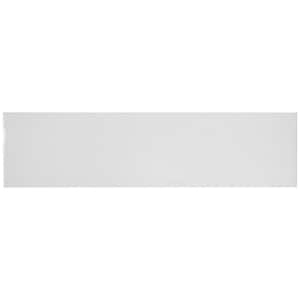 Ivy Hill Tile Ripple White Wavy 4 in. x 0.39 in. Polished Ceramic Wall ...