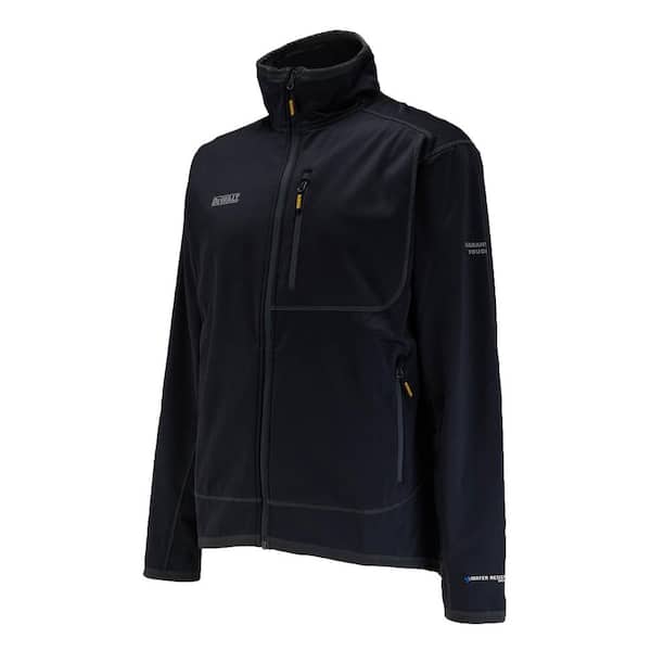 DEWALT Barton Mens X-Large Black Polyester Water Resistant Jacket