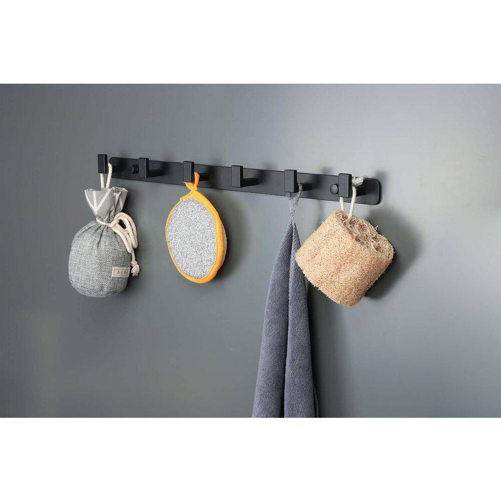 2 Pack Heavy Duty Stainless Steel 6 Tri Wall Mounted Coat Rack, Rustic Clothes Hook/Key Hook Rail price history on PriceWatchPro