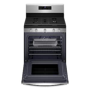 5 cu. ft. Gas Range with Air Fry Oven in Stainless Steel