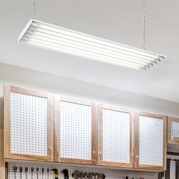 4 ft. 10600 Lumen T8 LED Tube White High Bay 4000K, 6-Tubes Included