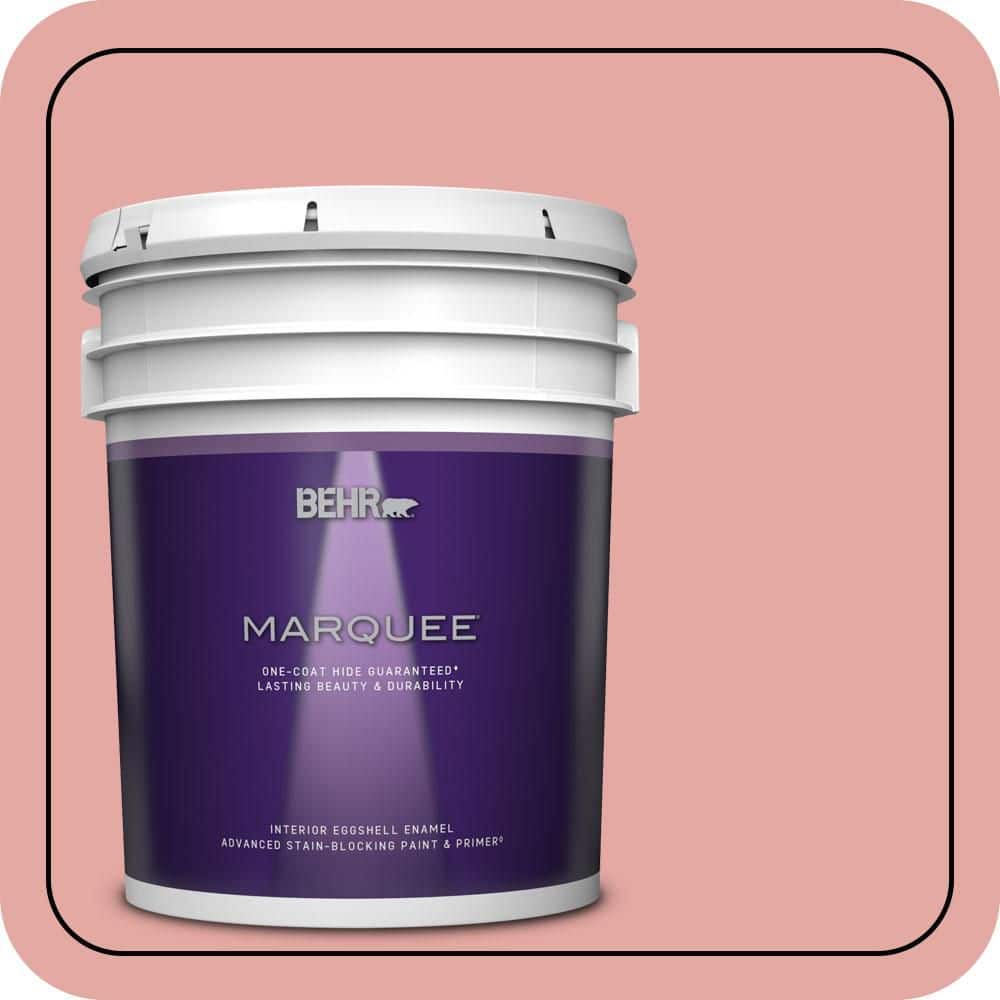5 gal. #MQ4-03 Coral Fountain One-Coat Hide Eggshell Enamel Interior Paint & Primer price history on PriceWatchPro