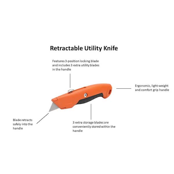 Retractable Utility Knife 99735 - The Home Depot