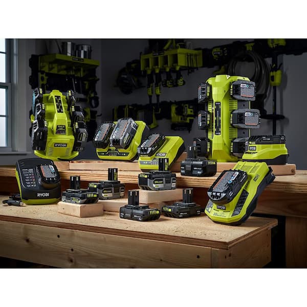 Chargeur séquentiel lithium RYOBI 6 ports RC18640