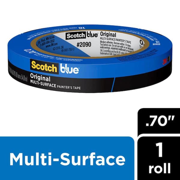3M ScotchBlue 0.70 in. x 60 yds. Original Multi-Use Painter's Tape (Case of 48)