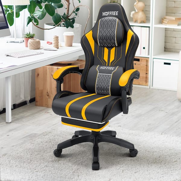 Silla Gamer GTPLAYER Ergonomic With Footrest, Lumbar Support