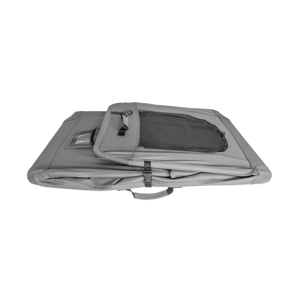 Large Gray Soft Sided Portable Dog Crate