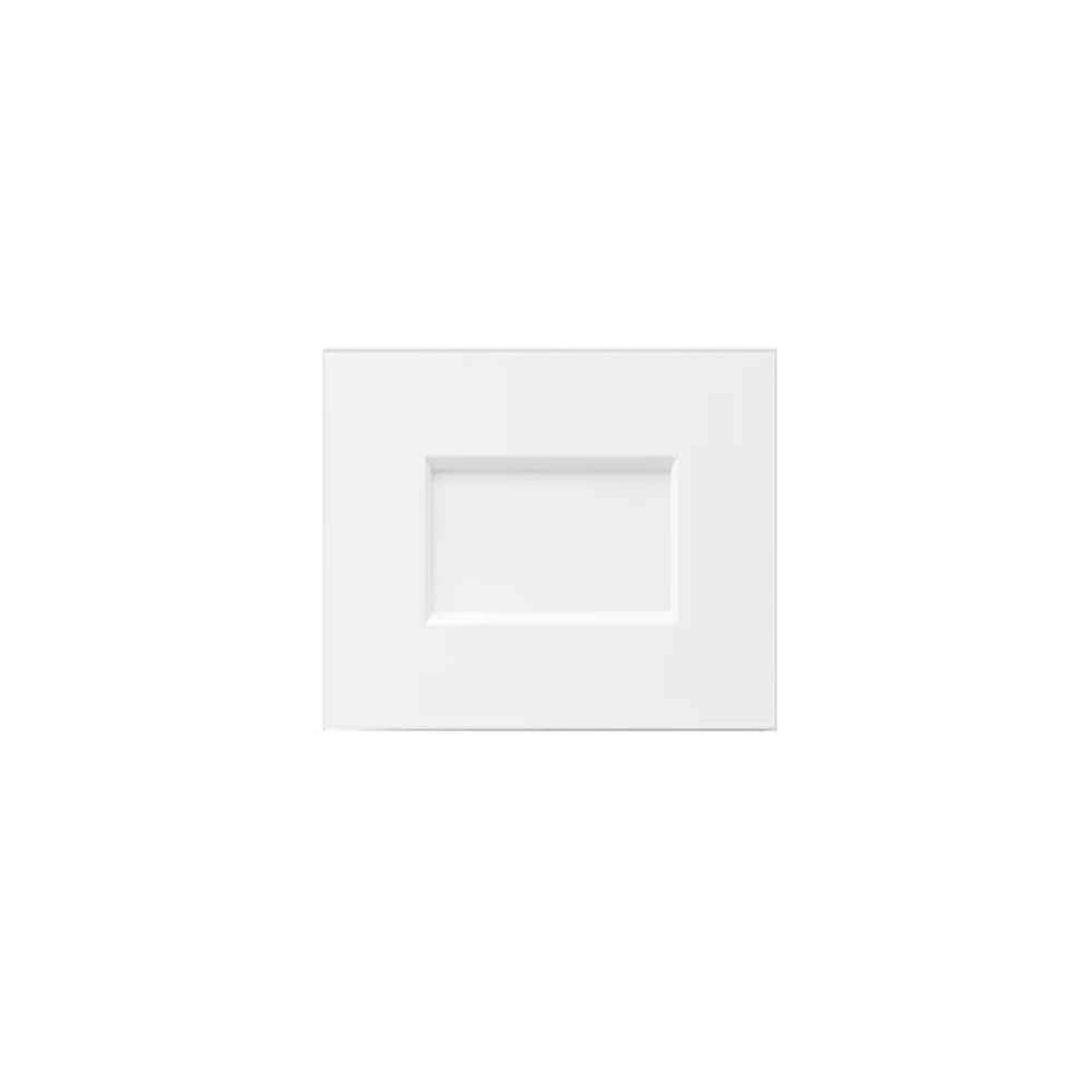 Westport Shaker 13 in. W x 13 in. H x 0.25 in. D in Painted White Door Samp