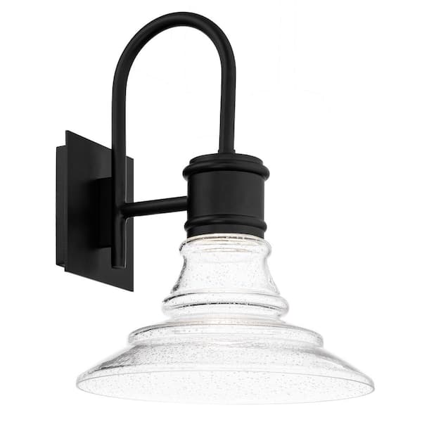 Unbranded Nantucket 20 in. LED Black Indoor and Outdoor Hardwired Wall Light Sconce 3000K