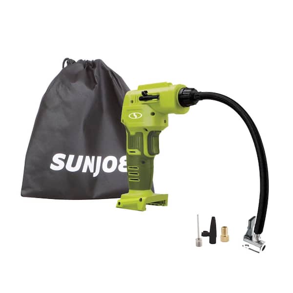 Sun Joe 24-Volt Cordless Portable Inflator with Nozzle Adapters (Tool Only)