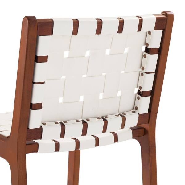 Leather strap dining online chairs