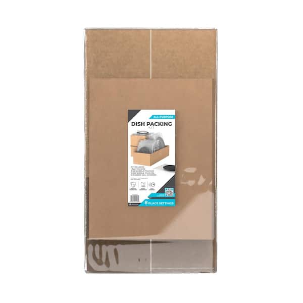 Pratt Retail Specialties Dividers, Foam Pouches, Dish Packing Kit for Kitchen (6-Pack)